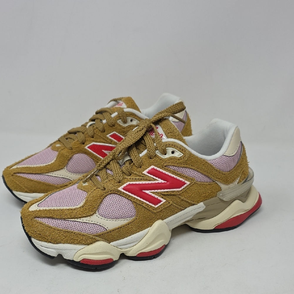 New Balance 9060 Women's Great Plains With Twilight Haze And True Red Shoes 6